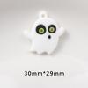 Llavero con forma de calabaza de Halloween, murciélago, fantasma, pegamento suave, colgante de PVC epoxi, llavero de bruja de dibujos animados, joyería