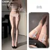 Shuo Yao Estilo Gótico Sexy Patrón de Cruz Deseo Puro Color de Contraste Chica Hot Madura Body Calcetines hasta el Muslo A342