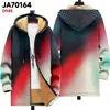 Chaqueta de Nuevo Estilo Transfronteriza con Elementos de Patrón Multicolor, Cárdigan con Capucha y Cierre B4, Abrigo Grueso de Algodón Polar de Invierno con Forro Amarillo