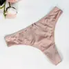 Tanga Sexy de Satén Brillante Transpirable Sin Costuras para Mujer de Tallas Grandes Estilo Europeo y Americano Tallas Grandes en Stock