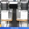 Máquina Etiquetadora Automática Completa para Cuerpo y Tapa de Botellas Cuadradas de Vidrio y Plástico Zonesun Etiquetadora de Botellas Cuadradas