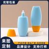 Botella dispensadora personalizable de 40 ml para protector solar y base, Botella para crema de manos, Botella dispensadora portátil, Material de embalaje para botella de producto para el cuidado de la piel