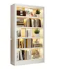 Estante de Aço para Biblioteca, Estante Doméstica de Chão, Estante Simples de Aço, Estante de Livros Infantil para Sala de Estar, Estante de Aço