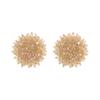 [4 colores opcionales] aretes de flor de cristal frescos y delicados buena combinación comercio exterior comercio electrónico fábrica de Guangzhou Yi