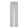 Estilo Europeu e Americano Cor Pura Casual Decote V Alça Cruzada Camiseta Moda Outono Simples Caimento Calça Reta Conjunto para Mulheres