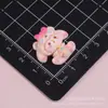 Perro y gatito Sanrio brillantes de dibujos animados, pegamento de crema, accesorios de resina DIY, colgante para bolso, adornos de animales pequeños DIY