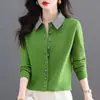 Nuevo cárdigan de punto 2026, adelgazante y versátil, perfecto para primavera y otoño, top de dos piezas estilo mujer, novedad de otoño