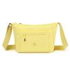 Bolsa Transversal de Lona Multicamadas para Primavera e Verão Bolsa de Ombro Casual Leve de Grande Capacidade para Mulheres Bolsa Carteiro Feminina Artística Cor Doce