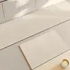 Alfombrilla especial para suelo de cocina japonesa 2024 nuevo estilo crema lodo de diatomeas antideslizante impermeable y a prueba de aceite alfombra larga
