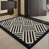 Felpudo moderno minimalista de alta gama para entrada, alfombra antideslizante resistente al desgaste para recibidor de casa, alfombrilla para dormitorio y estudio