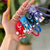 Puesto de Mercado Nocturno 3D PVC Figura de Juguete de Moda Llavero Estilos Mixtos Llavero Colgante de Mochila Cuerda Hecha a Mano Regalo
