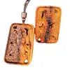 Pendente de Pêssego Lei Jiao Wu Caishen Zhao Gongming Pingente Alívio Esculpido Oco Pingentes Ornamentos