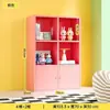 Estante de Ferro Forjado para Uso Doméstico, Estante Modular Colorida Estilo Kallax de Chão com Armazenamento em Gaveta, Novo Estilo Chinês