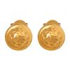 Pendientes de textura de temperamento exquisito retro transfronterizo, pendientes femeninos de acero de titanio de oro de 18 quilates que no se decoloran, pendientes de joyería al por mayor