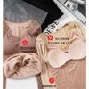 Tops Calientes para Mujer en Invierno, Terciopelo Engrosado con Almohadillas en el Pecho, Ropa de Otoño con Cuello en V, Camisetas Básicas Ajustadas, Camisas de Manga Larga