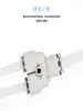 Conector Neumático Recto PU Bidireccional PV Tri-vía Tipo T Tipo Y Cuatro Vías Cinco Vías Conector Manguera de Aire 8MM Negro y Blanco