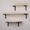 Estante de exhibición, soporte de estante de madera, estante de pared, estantería de pared, estante de pared, estante de una sola capa, unidad de estantería