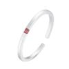 Pulsera de plata Quartet Laifu para mujer, plata de ley 9999, antigua pulsera francesa de la fortuna, con pie macizo, sencilla y combinable, ideal como regalo de cumpleaños.