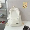 Mochila Casual de Color Sólido Estilo Ins Japonés para Estudiante de Secundaria y Preparatoria Bolsa Escolar para el Campus Diseño de Nicho Mochila Ligera