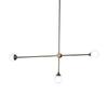Luminárias de Recepção Minimalistas de Luxo Leve Pós-modernas Bola de Vidro Escada Quarto Sala de Jantar Lustre Molecular Feijão
