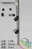 Accesorios de Soportes para Estantes de Vidrio de Gabinete Agujero Cruzado de Aluminio Pilar A Barra A de Acero Inoxidable Mueble Armario Zapatero Estante de Exhibición