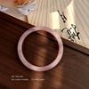 Pulseira Sino Larga Livrinho Vermelho 6mm com Rosa Espinhosa Novo Chinês Gelo Através Luxo Leve Estilo Nacional Pulseira de Beleza Maré Redonda.