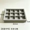 Bandeja de Almacenamiento para Joyería de Terciopelo en Stock, Joyero, Bandeja de Exhibición para Joyería, Caja de Almacenamiento de Escritorio Tipo Cajón, Estilo Minimalista Ins
