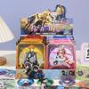 Novo Saco Surpresa de Anime Genshin Impact Conjunto de Canetas Gel de Desenho Animado para Estudantes com Caixa Surpresa Criativa e Conjunto Completo de Cartas