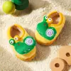 Pequeno Cervo Mili Pelúcia de Inverno Novas Pantufas para Meninas, Desenho Animado Antiderrapante Solado Macio Sapato Infantil para Casa com Tira
