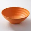Tigelas de macarrão de PP, duráveis e resistentes a estilhaços, louça tipo porcelana, tigelas grandes, tigelas para sopa, tigelas comerciais para hot pot picante, tigelas de plástico, tigelas e colheres específicas para lojas de macarrão, atacado