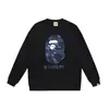Comercio exterior transfronterizo marca de tendencia estilo japonés BAPE cabeza de tiburón estampado de letras unisex sudadera con cuello redondo colección