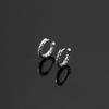 Pendientes Retro de Cuadros de Diamantes para mujer, pequeños y a la moda, estilo Ins Hong Kong, pendientes desgastados, pendientes individuales personalizados de moda para hombre