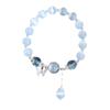 Design de nicho de luxo leve cor ins pulseira olho de gato pulseira borboleta feminina amigas joias Wen Chuang barraca de ponto turístico atacado