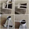 Tolva de Lluvia de Hierro Fundido con Drenaje Lateral Tipo 87 Entrada Lateral Desagüe de Lluvia para Muro de Contención Boca Redonda Boca Cuadrada Drenaje de Piso con Drenaje Lateral a través de Metabo