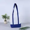 Bolsas de Lienzo Transfronterizas con Logo Personalizado, Bolsas de Tote Promocionales Coloridas, Bolsas de Algodón para Compras de Gran Capacidad, Bolsas de Lona de un Solo Hombro