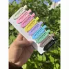 Pintura Metálica Pinzas para el Cabello que No Marcan Pato Dopamina Lindo Pinzas Laterales para el Cabello Accesorios para la Raíz del Cabello Venta al por Mayor
