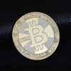 Moneda Coleccionable de Metal 2021 Moneda Conmemorativa Medalla Conmemorativa Bitcoin Insignia Regalo de Negocios Estilo Retro Nostálgico