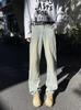Costura Vaqueros Retro High Street para Hombre Verano Estilo Americano Cachorros Guapos Pantalones de Alta Gama Alto Cimitarra Modernos