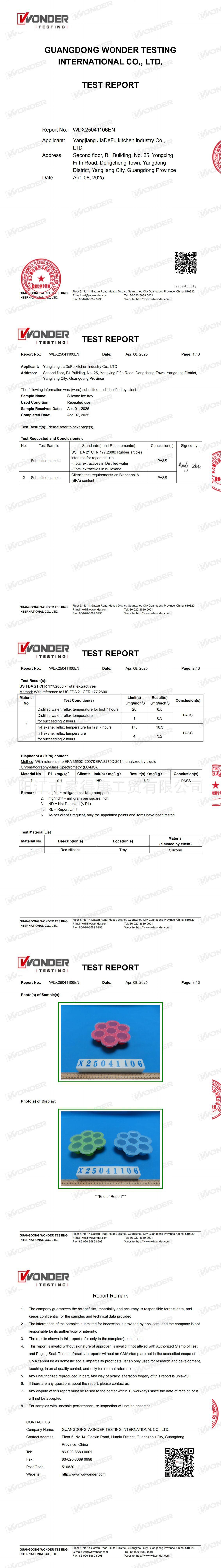 WDX25041106EN-硅胶冰格 Yangjiang J