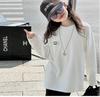 Conjunto de Lã Forrado para Meninas Outono e Inverno 2025 Novo Estilo Coreano Jaqueta Moletom Grossa com Capuz e Zíper com Calça de Perna Larga