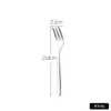 Vajilla Serie Luna de Acero Inoxidable, Cuchillo, Tenedor, Cuchara Estilo Occidental, Cuchillo para Filete de Hotel, Tenedor, Cuchara para Servir, Cuchara de Postre, Tenedor para Fruta