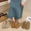 Mules para mujer estilo Birkenstock de plataforma gruesa para aumentar la altura, sandalias sin cordones para uso en exteriores, modelo de venta caliente nuevo primavera-verano 2026
