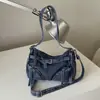 Bolsa de ganga transfronteiriça para mulheres, novo design de nicho simples e versátil da moda outono 2026, bolsa de ombro crossbody