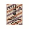 Placas de Lata com Tema de Barbearia, Pôsteres de Arte de Parede para Decoração de Casa, Artesanato em Atacado de Fornecimento de Fábrica Transfronteiriça