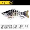 Nuevo pez falso de 10 cm multi-sección set Luya fábrica rota al por mayor equipo de pesca señuelo lanzamiento largo