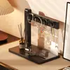 Portallaves de Escritorio para Puerta de Entrada del Hogar Estante Multifuncional para Almacenamiento de Llaves en Encimera Estante para Colgar Collares Gafas Artículos Varios