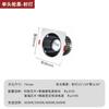 Holofote retangular de duas cabeças embutido teto oculto doméstico de cabeça única de duas cabeças led lâmpada de balde anti-reflexo Downlight