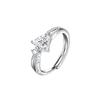 S925 prata esterlina princesa sonho anel nicho feminino design namoradas anel presente de aniversário casal proposta nicho anel
