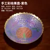Bandeja de ofrendas de pavo real pintada a mano de una aldea de Xizang, bandeja de ofrendas para el Dios de la Riqueza y Guanyin, decoración de bandeja de ofrendas de frutas para uso en interiores en el hogar