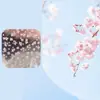 Adesivos de Nail Art Novos 2025: Rosa Flor de Cerejeira da Primavera, Fofo e Feminino, Flores em Relevo 3D Estilo Chinês para Tablets e Celulares